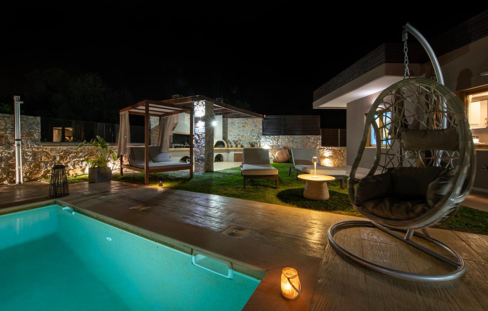 Villa Lady Dafni With Private Heated Pool Μάλεμε Εξωτερικό φωτογραφία