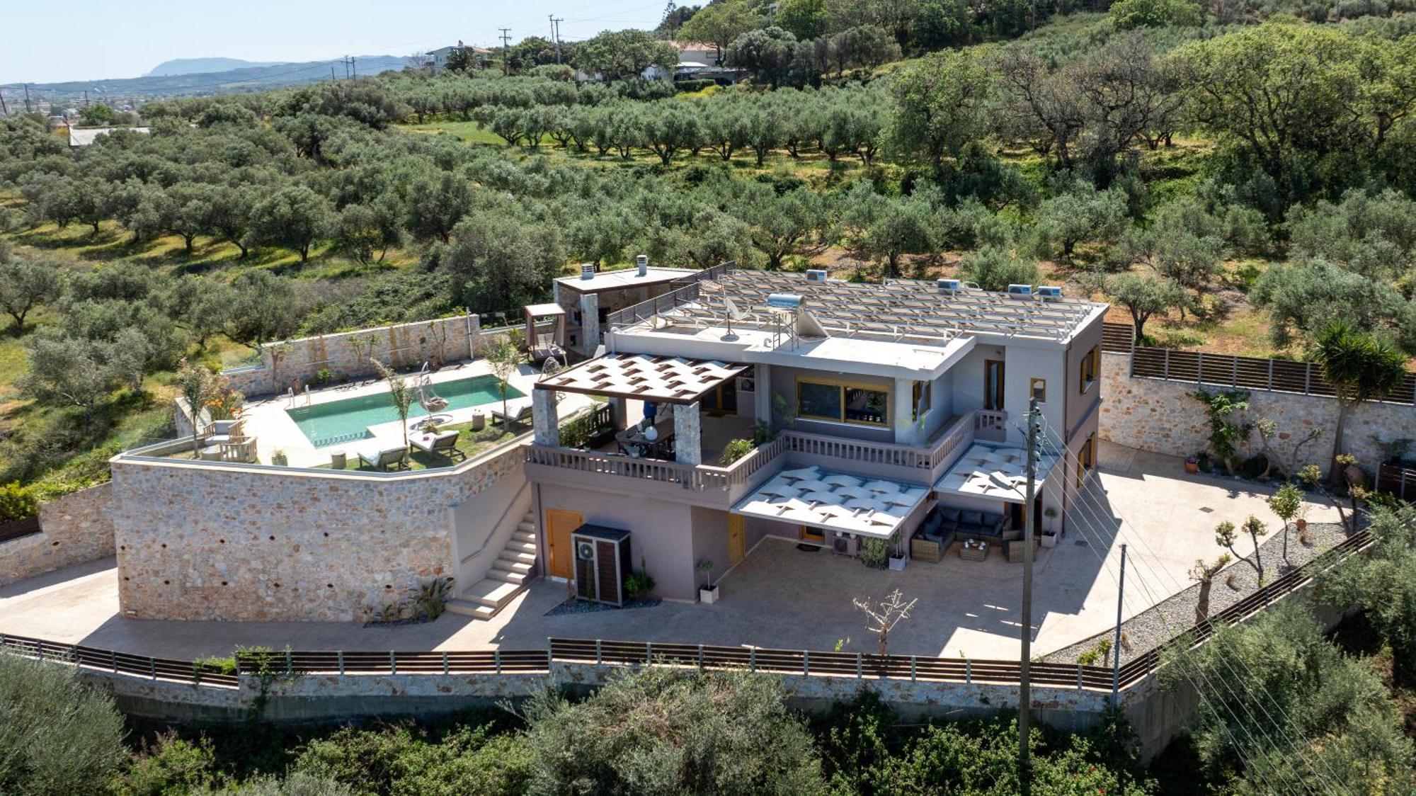 Villa Lady Dafni With Private Heated Pool Μάλεμε Εξωτερικό φωτογραφία